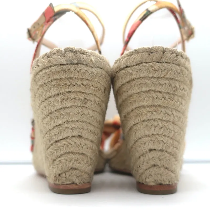 Loeffler Randall Charley Escarpins à Nœuds Floraux à Plateforme Espadrille Taille 10.5 NEUF