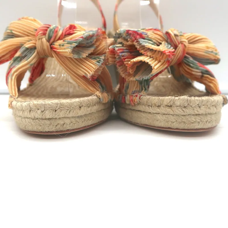 Loeffler Randall Charley Escarpins à Nœuds Floraux à Plateforme Espadrille Taille 10.5 NEUF