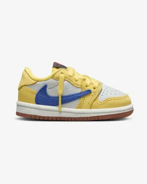NIKE AIR JORDAN 1 LOW OG SP TRAVIS SCOTT CANARI POUR TOUT-PETIT