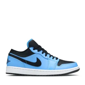 NIKE AIR JORDAN 1 LOW UNIVERSITY BLEU NOIR (NEUF)