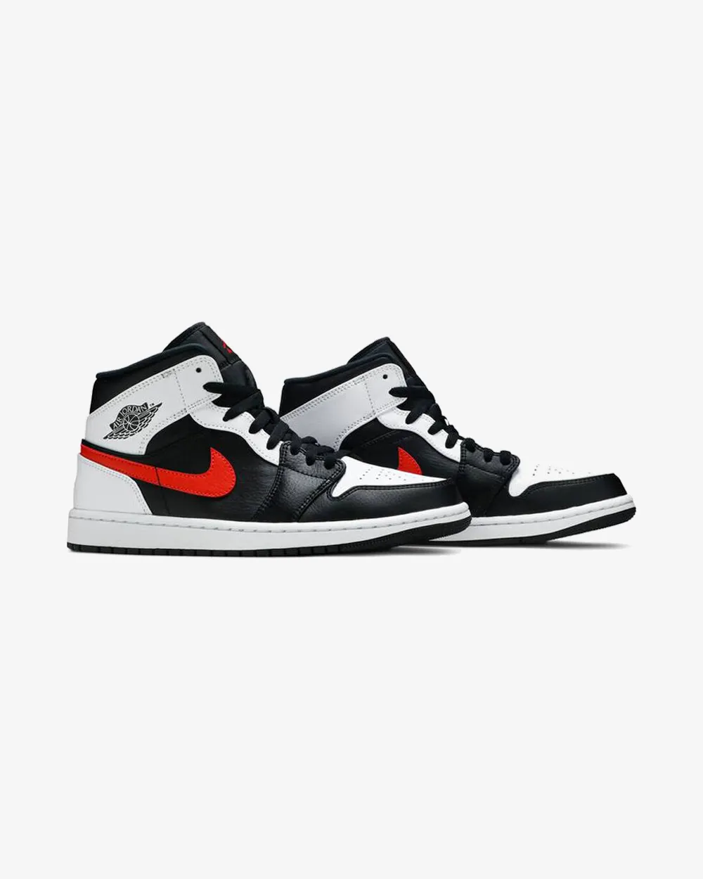 NIKE AIR JORDAN1 MID NOIR ROUGE CHILI