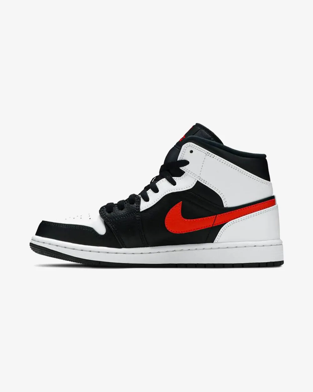 NIKE AIR JORDAN1 MID NOIR ROUGE CHILI