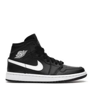 NIKE AIR JORDAN1 MID NOIR BLANC