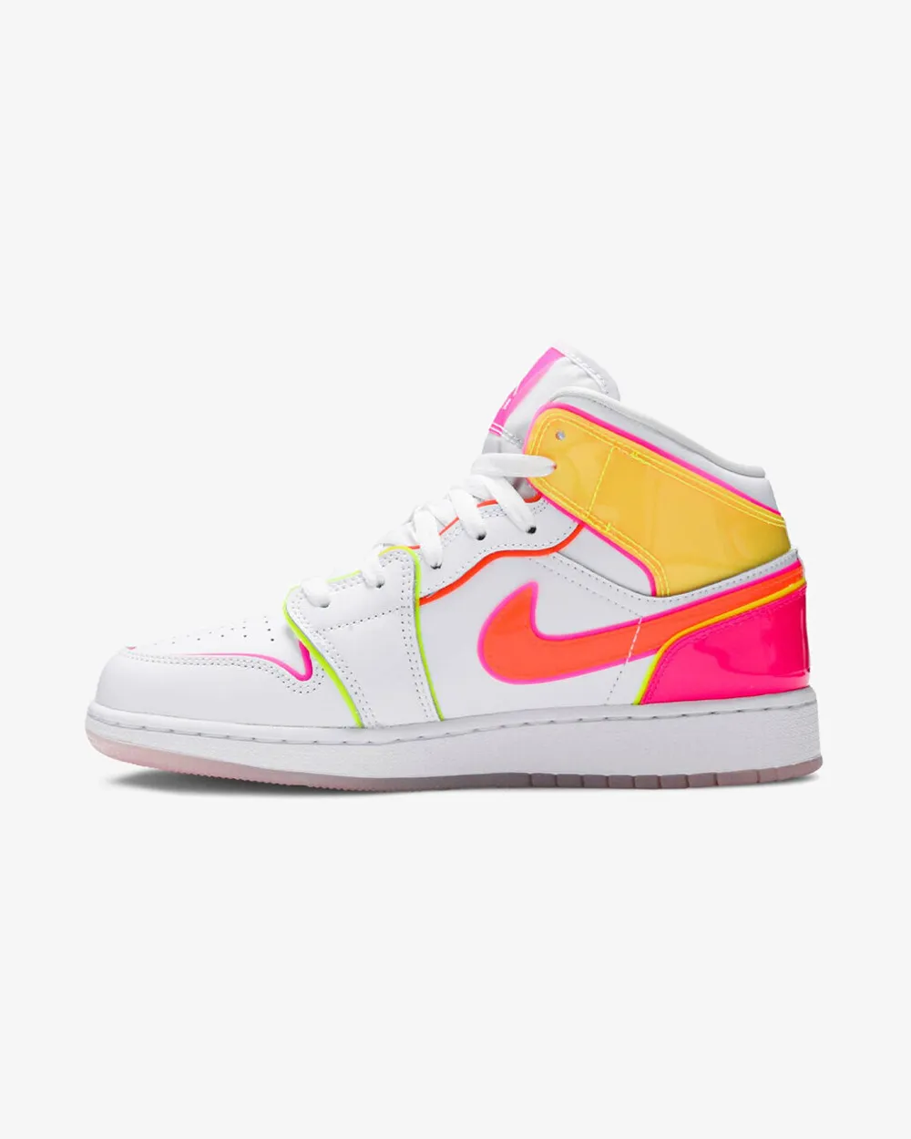 NIKE AIR JORDAN1 MID GS EDGE GLOW (NOUVEAU)