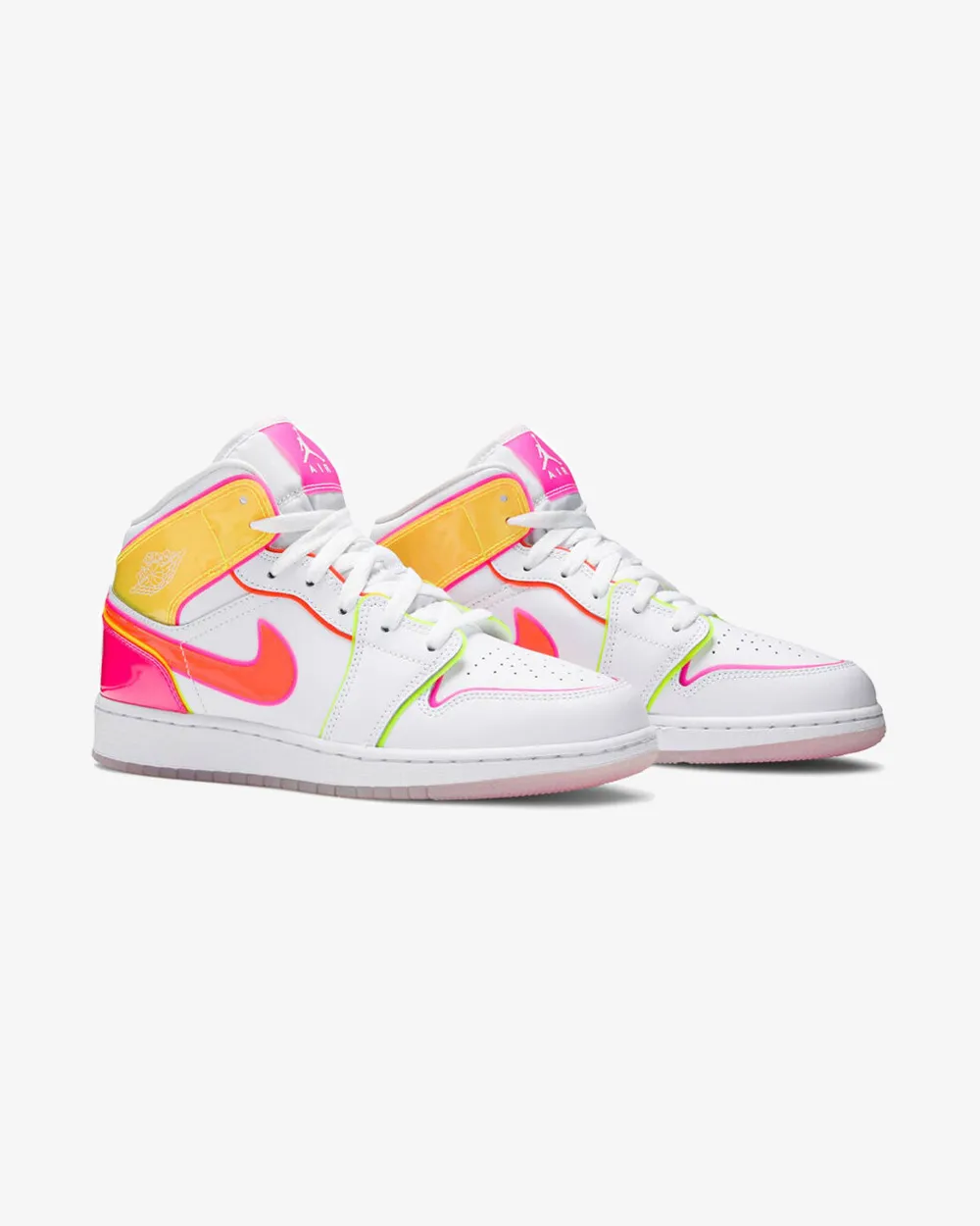 NIKE AIR JORDAN1 MID GS EDGE GLOW (NOUVEAU)
