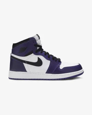 NIKE AIR JORDAN1 RETRO COURT PURPLE WHITE 2020 GS (NEUVE)