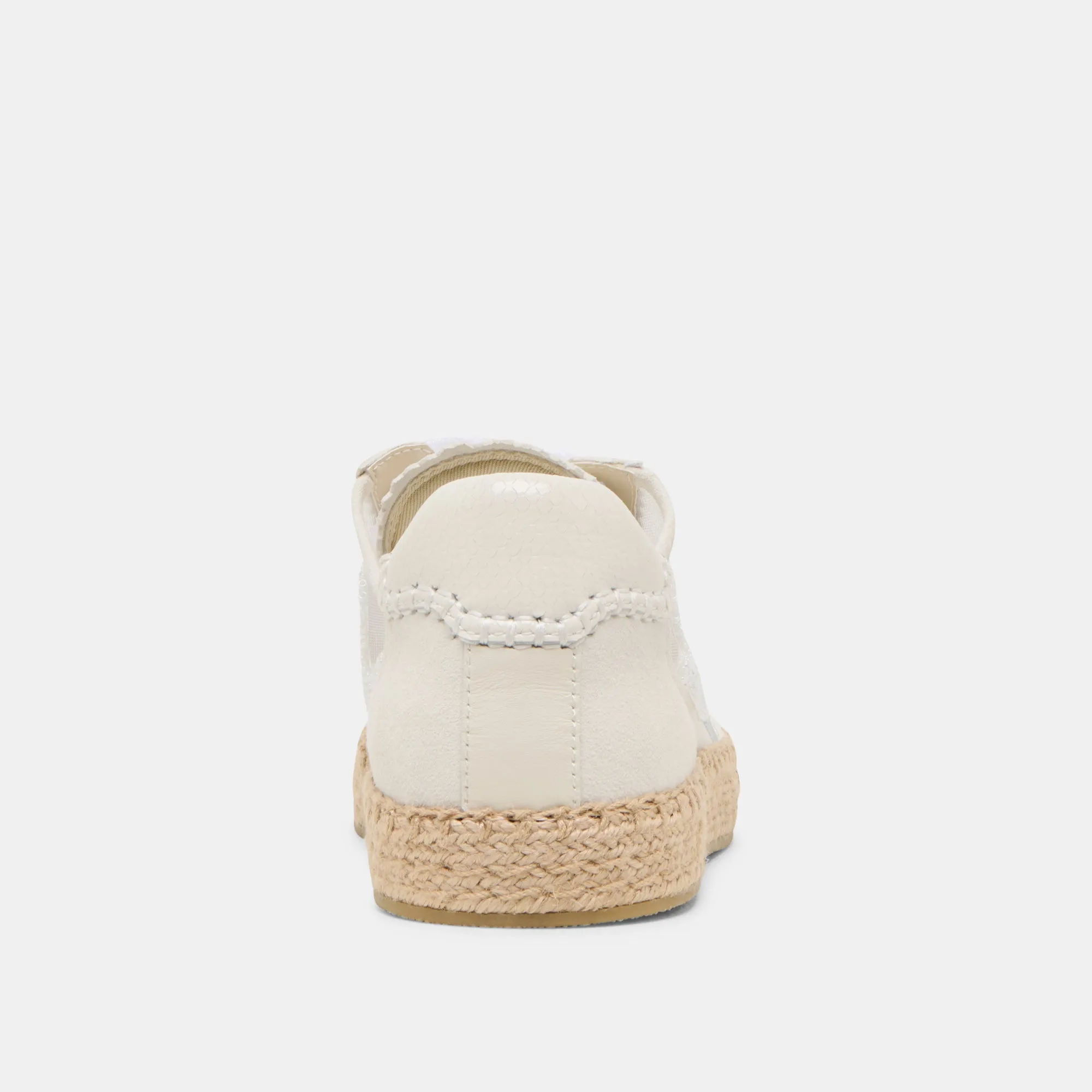 AVIS ESPADRILLE SNEAKERS PERLÉES BLANC MAILLE