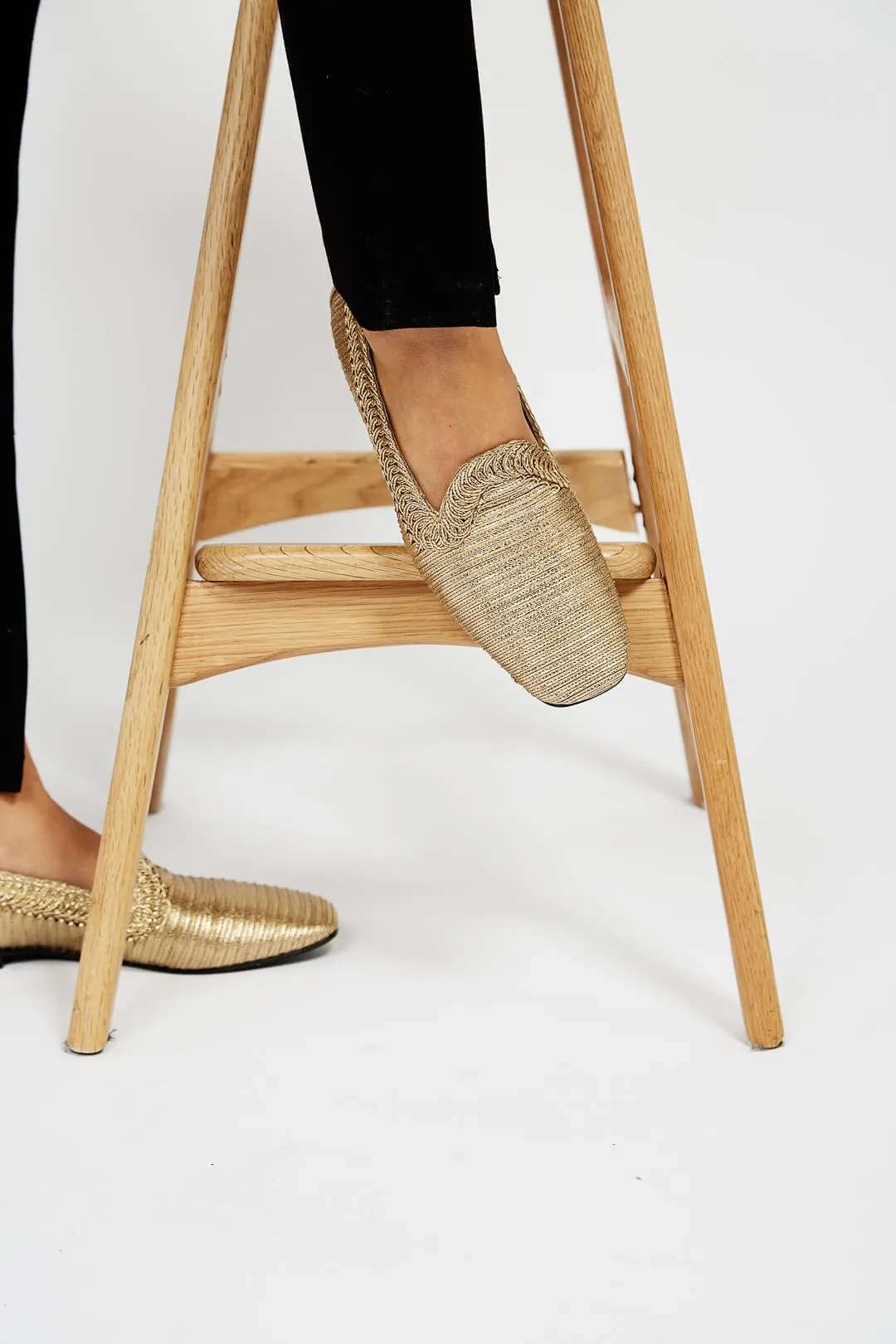 Mocassins Végan Métallisés NY | Or