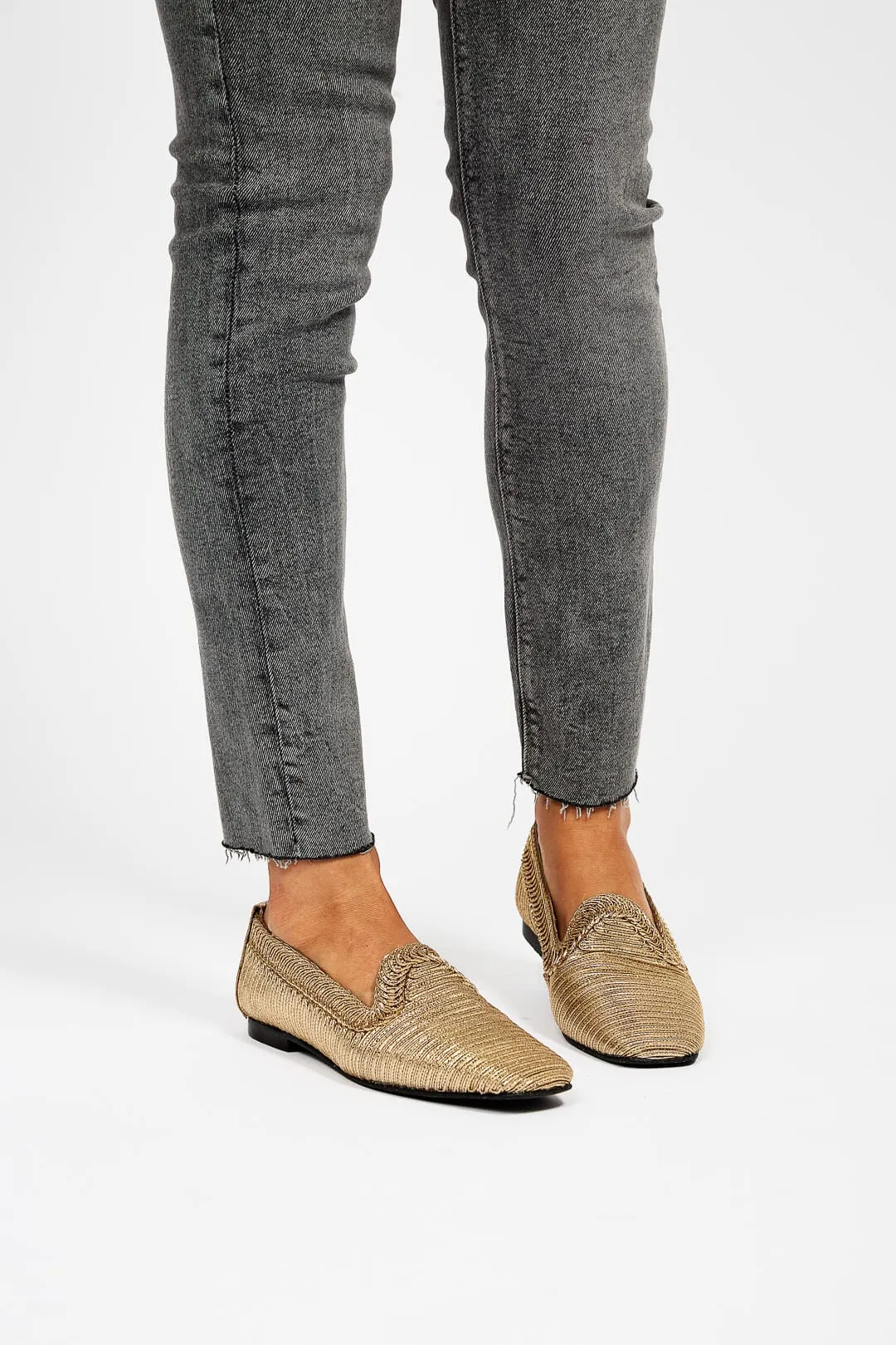 Mocassins Végan Métallisés NY | Or