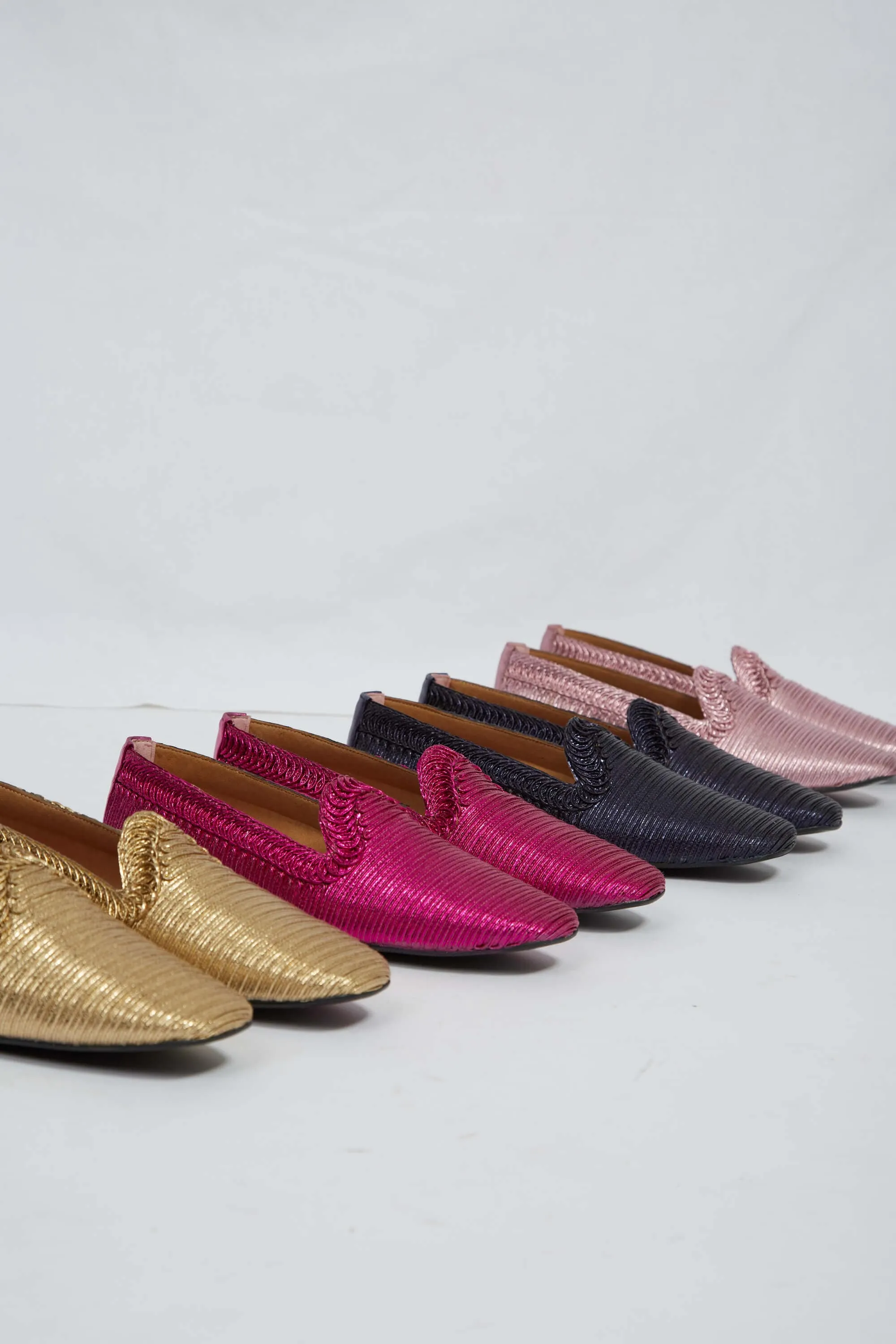 Mocassins Végan Métallisés NY | Or