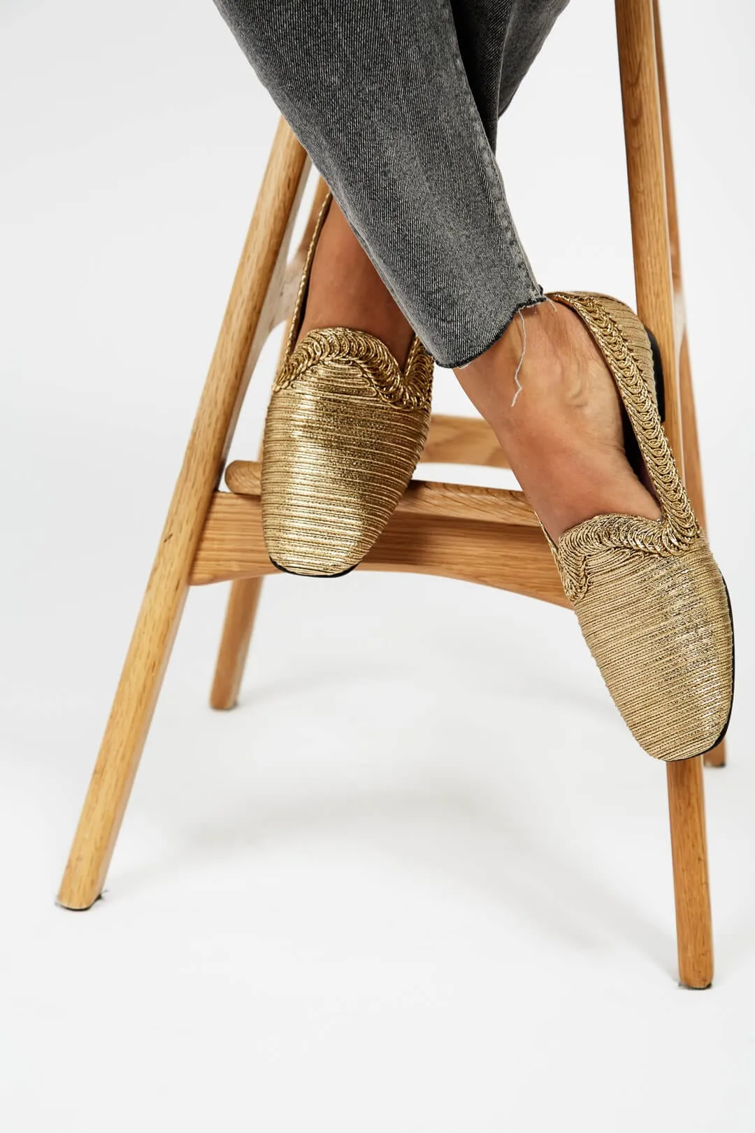 Mocassins Végan Métallisés NY | Or