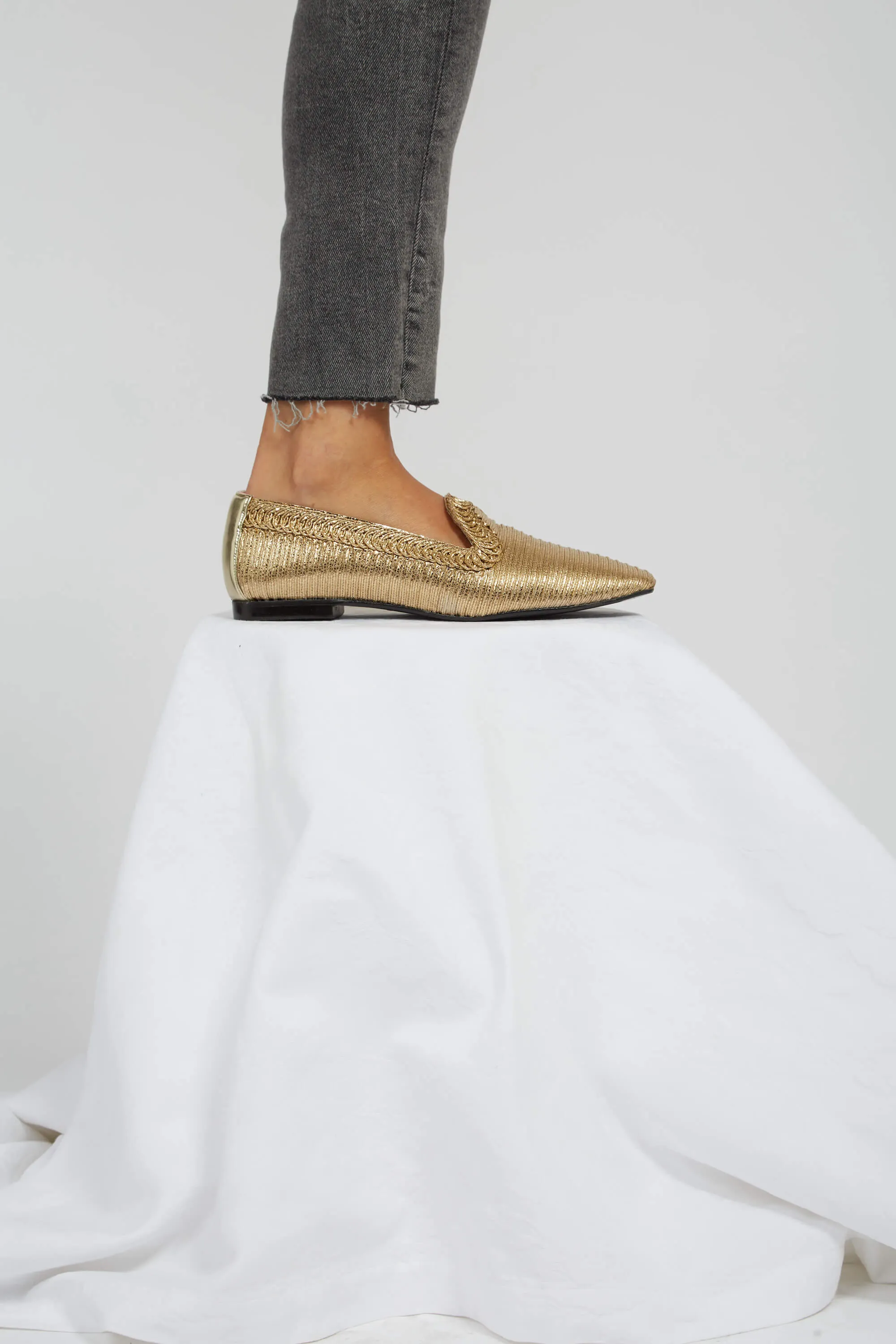 Mocassins Végan Métallisés NY | Or