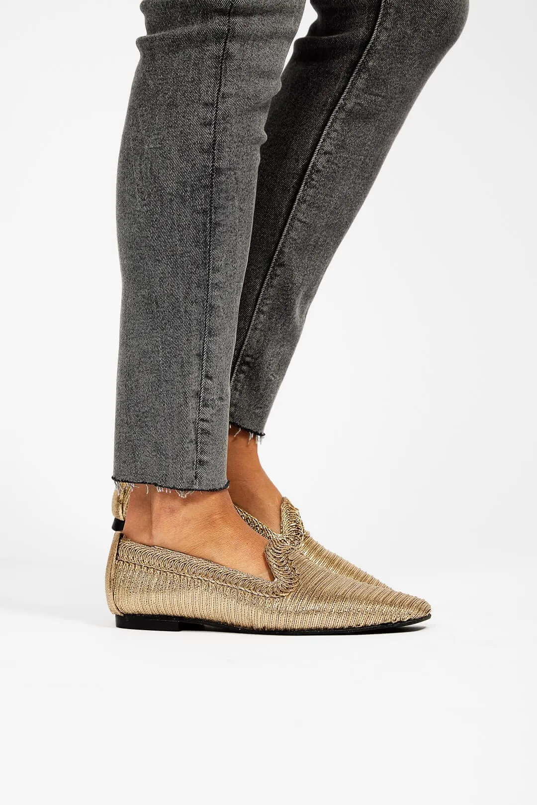 Mocassins Végan Métallisés NY | Or