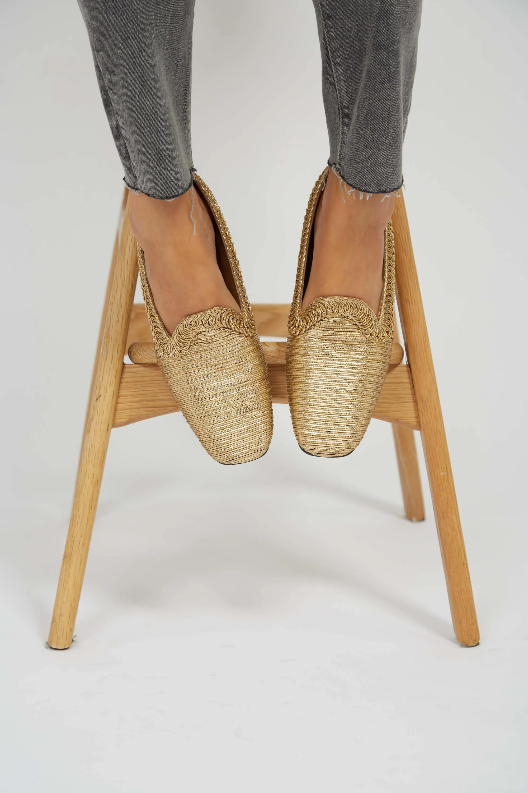 Mocassins Végan Métallisés NY | Or
