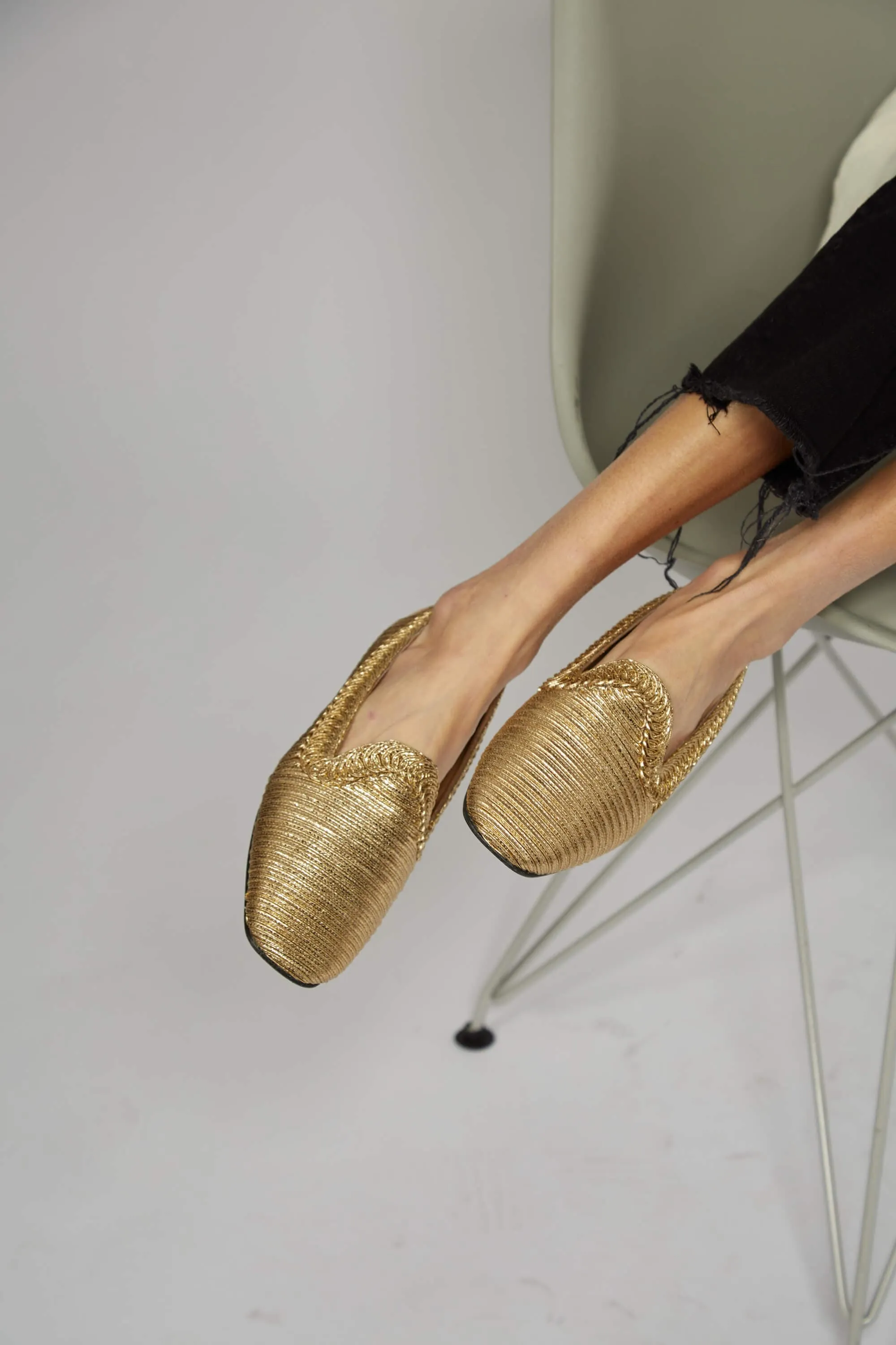 Mocassins Végan Métallisés NY | Or
