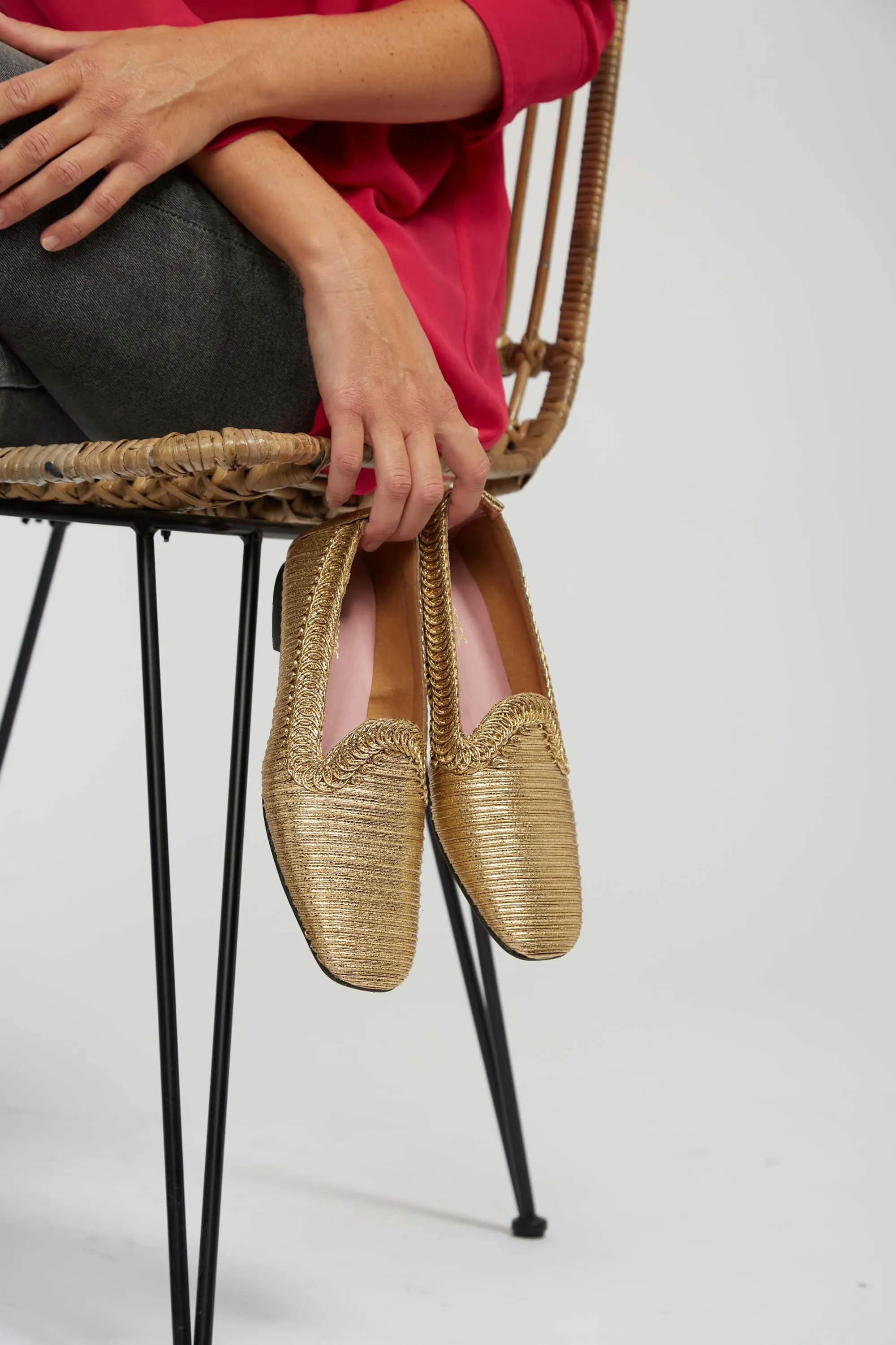 Mocassins Végan Métallisés NY | Or