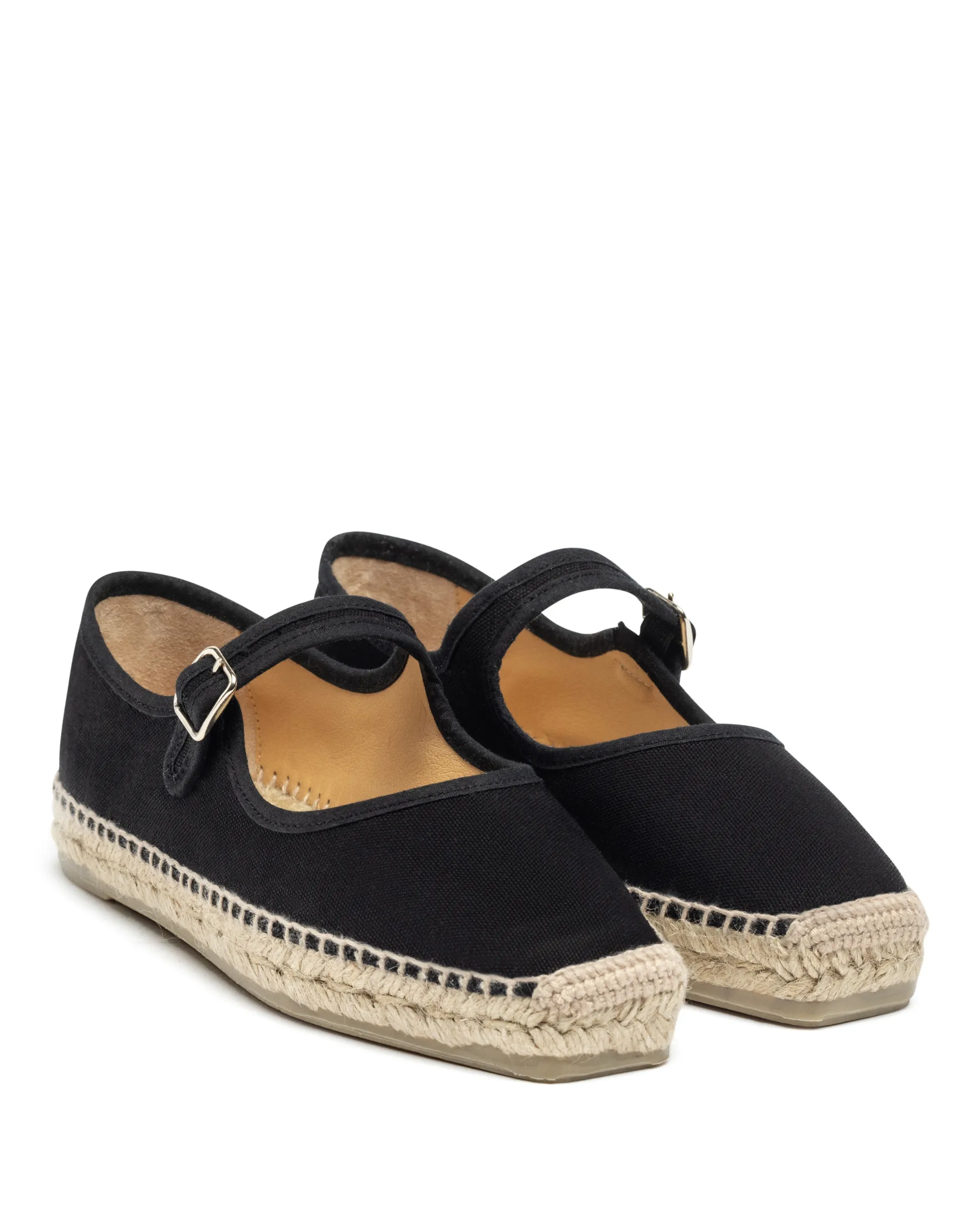 Espadrille Negro Mary Jane de Padua