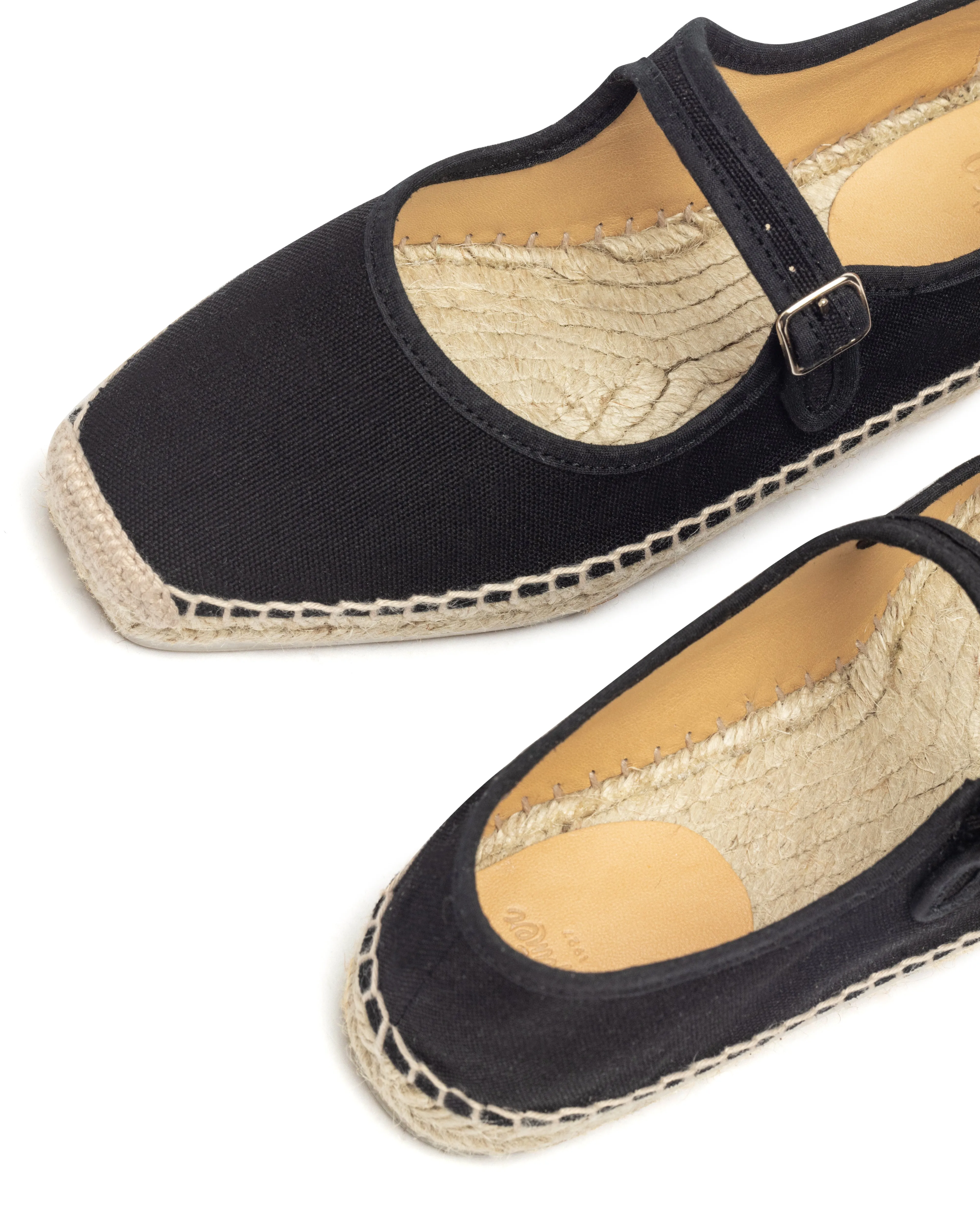 Espadrille Negro Mary Jane de Padua
