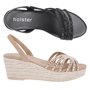 Lot d'espadrilles Party & Mermaid - Noir/Beige