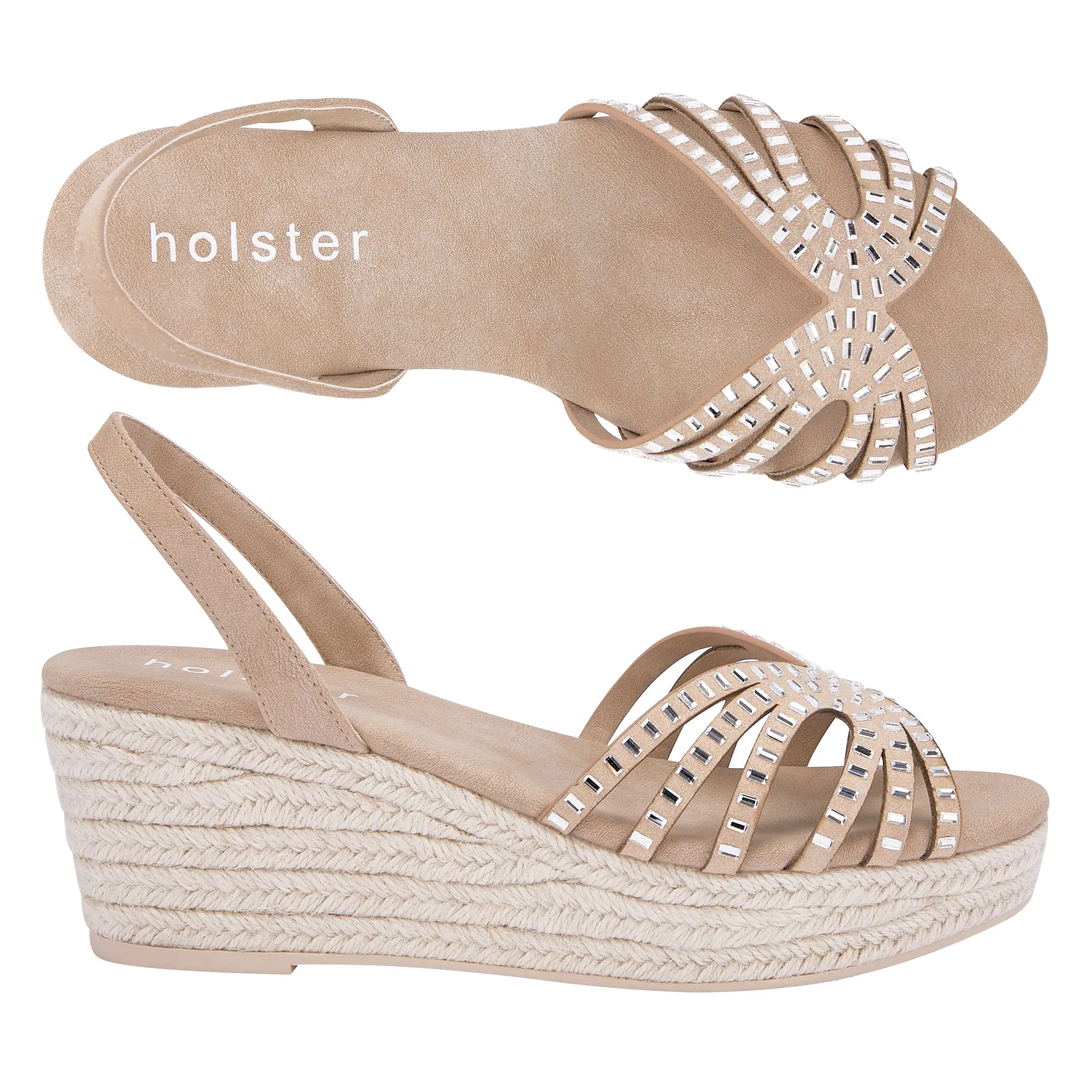 Lot d'espadrilles Party & Mermaid - Noir/Beige