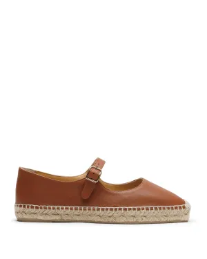 Pepa Mary Jane Cuero Espadrille