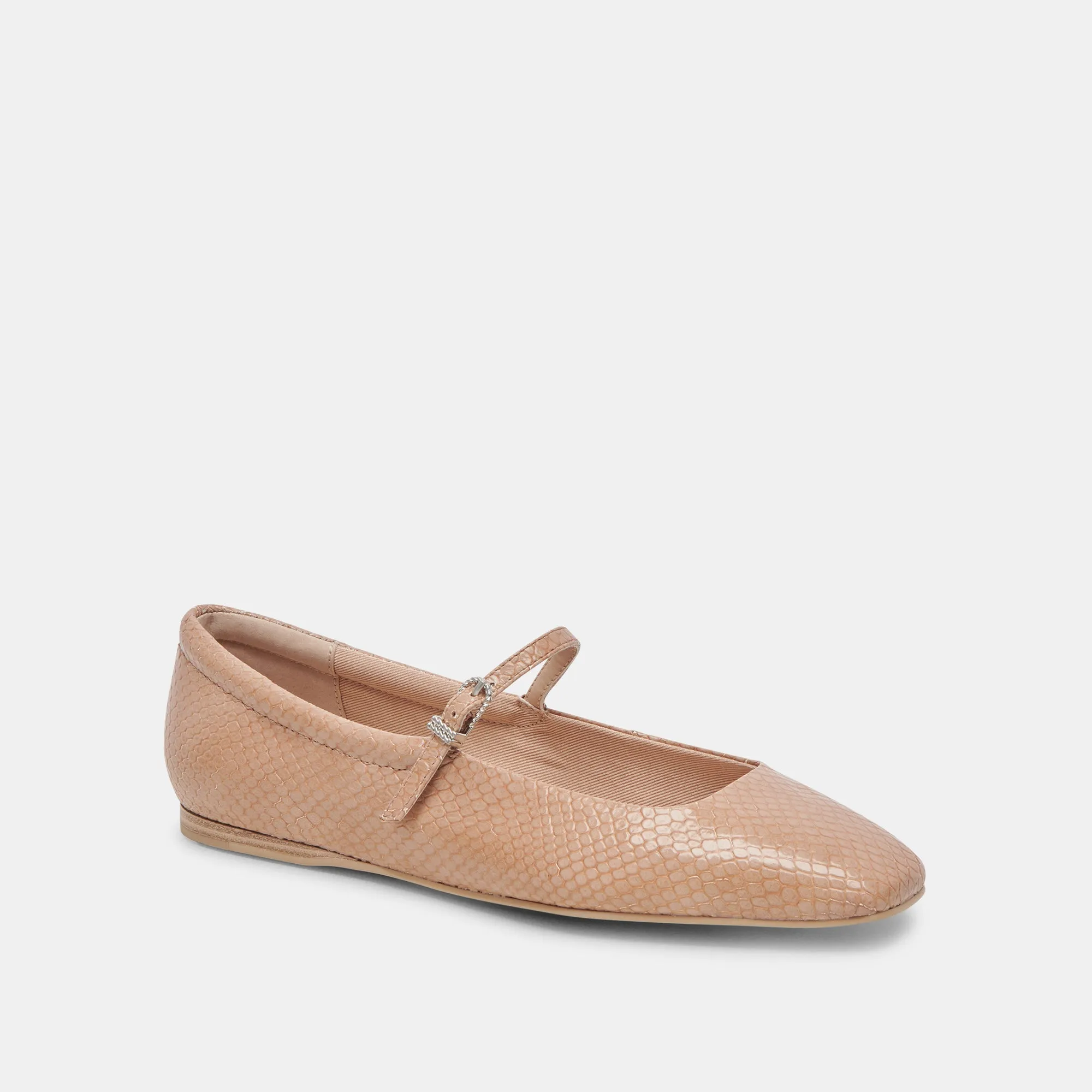BALLERINES REYES TOFFEE IMPRIMÉ SERPENT