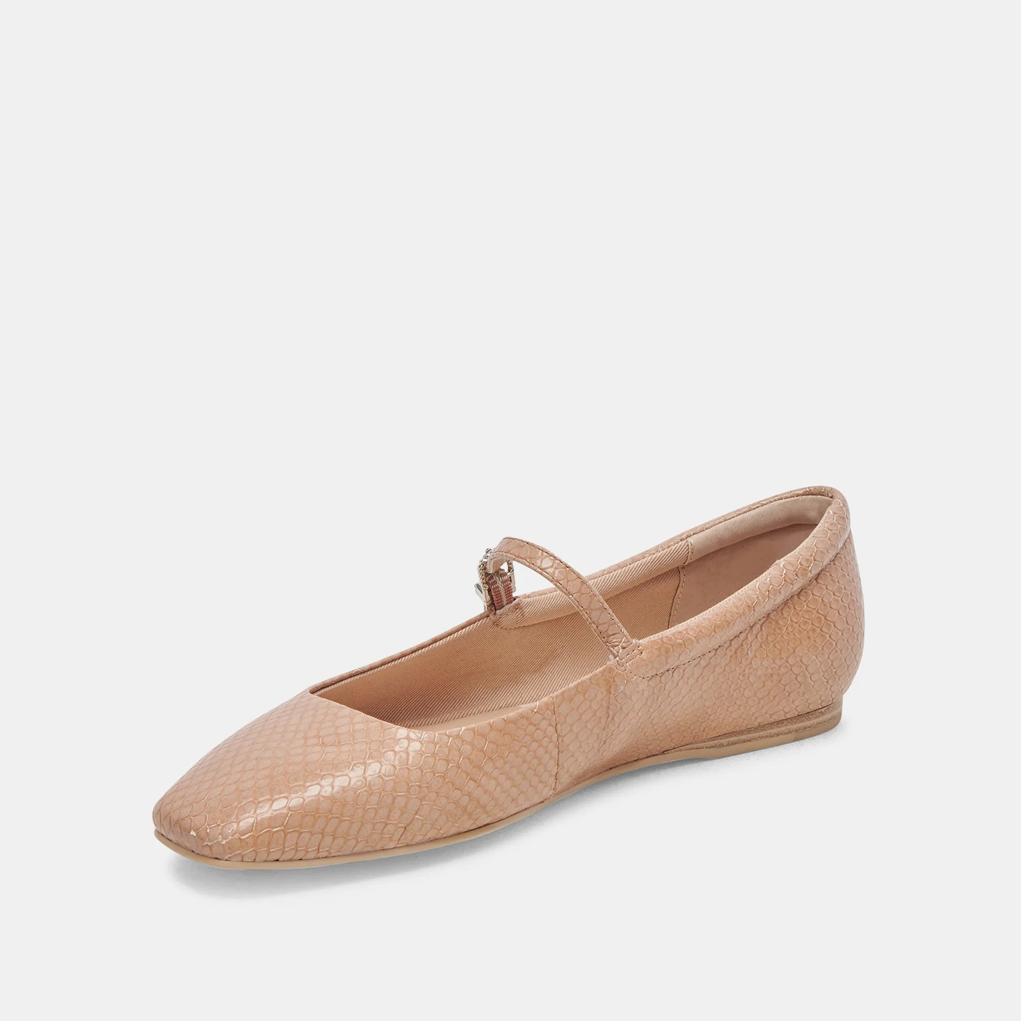 BALLERINES REYES TOFFEE IMPRIMÉ SERPENT