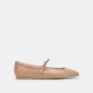 BALLERINES REYES TOFFEE IMPRIMÉ SERPENT