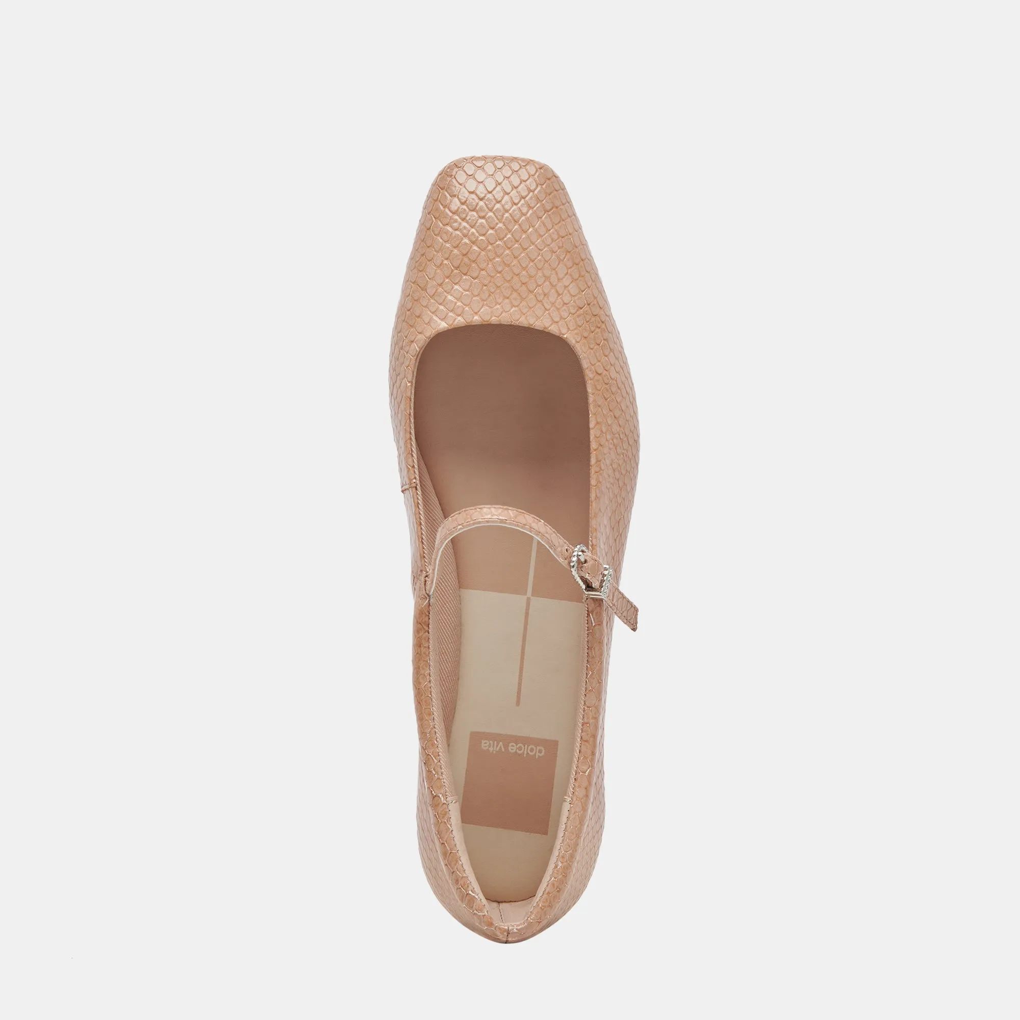 BALLERINES REYES TOFFEE IMPRIMÉ SERPENT