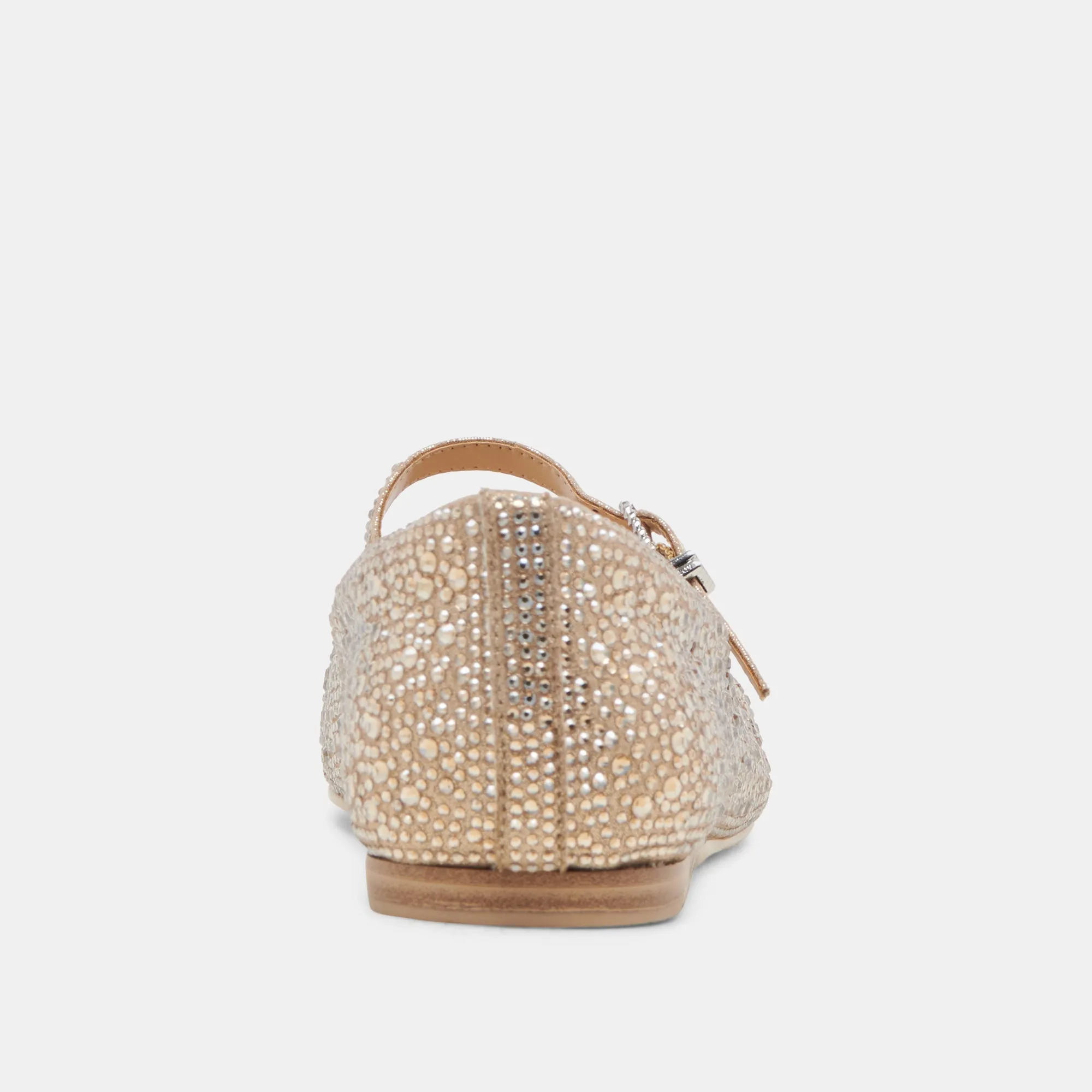 REYES BALLERINES À CRISTAL OR CLAIR CRISTAL