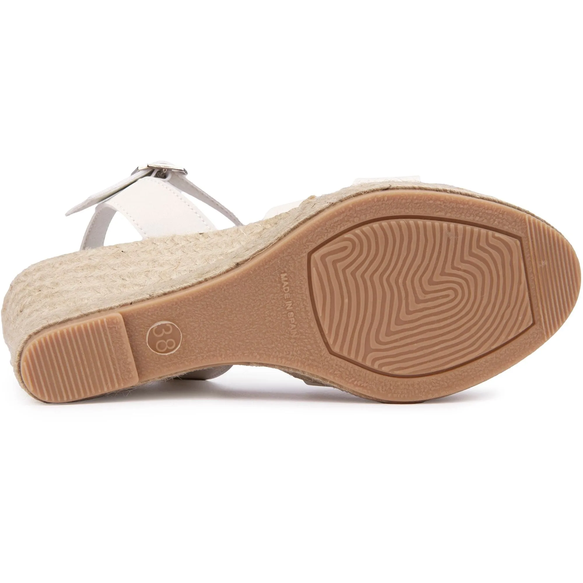Escarpins compensés en simili-cuir vegan pour femmes Rhubarb | Blanc