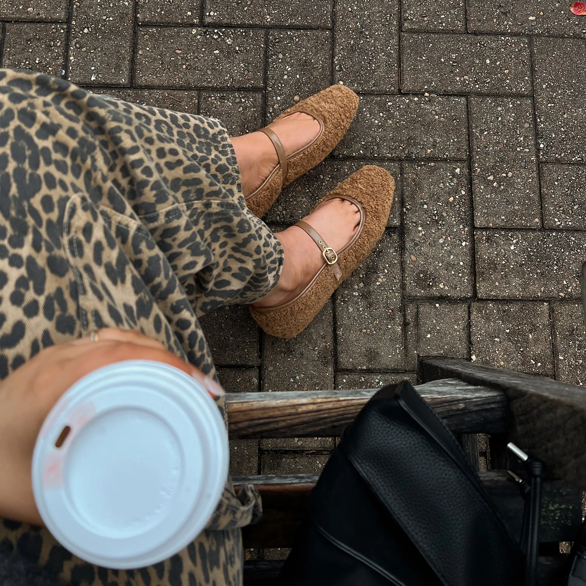 RODNI Ballerines Doublées Pécan Doux