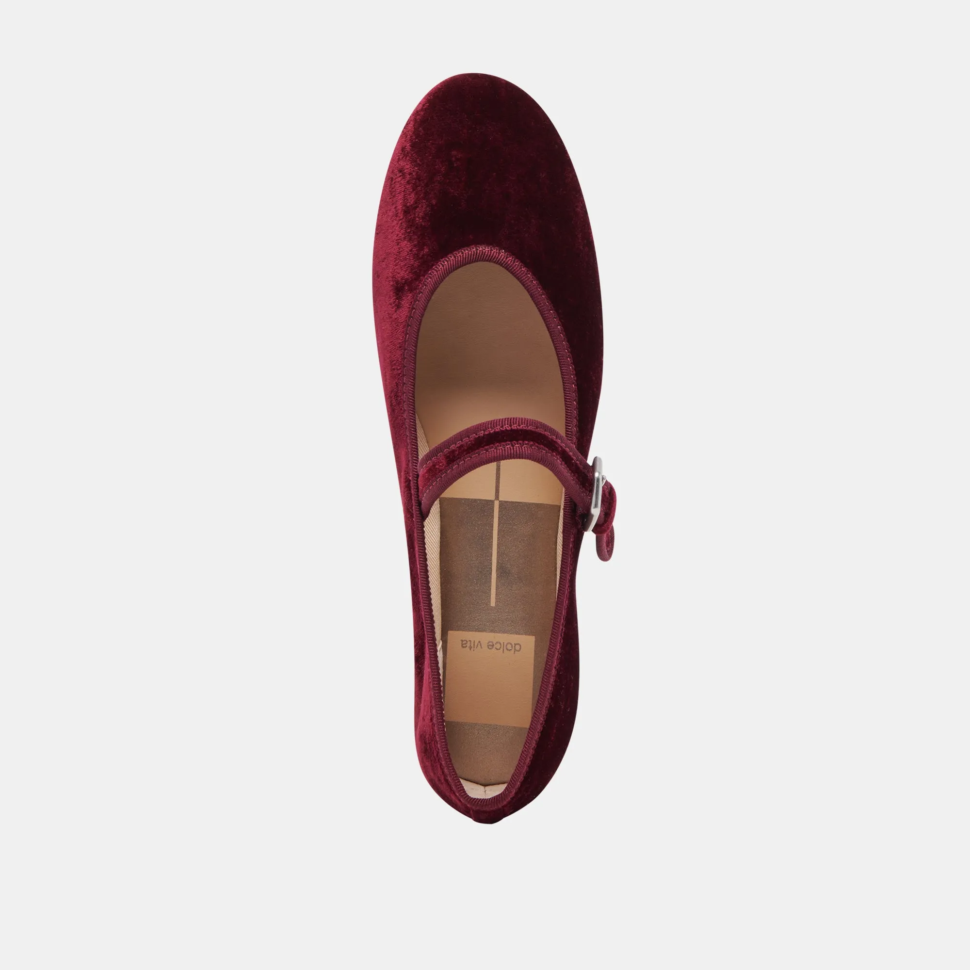 ROSLYN BALLET FLATS VIN VELOURS