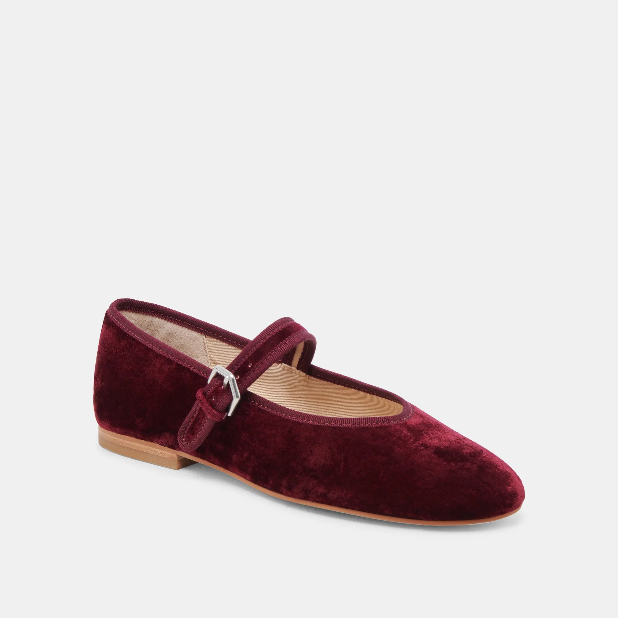 ROSLYN BALLET FLATS VIN VELOURS