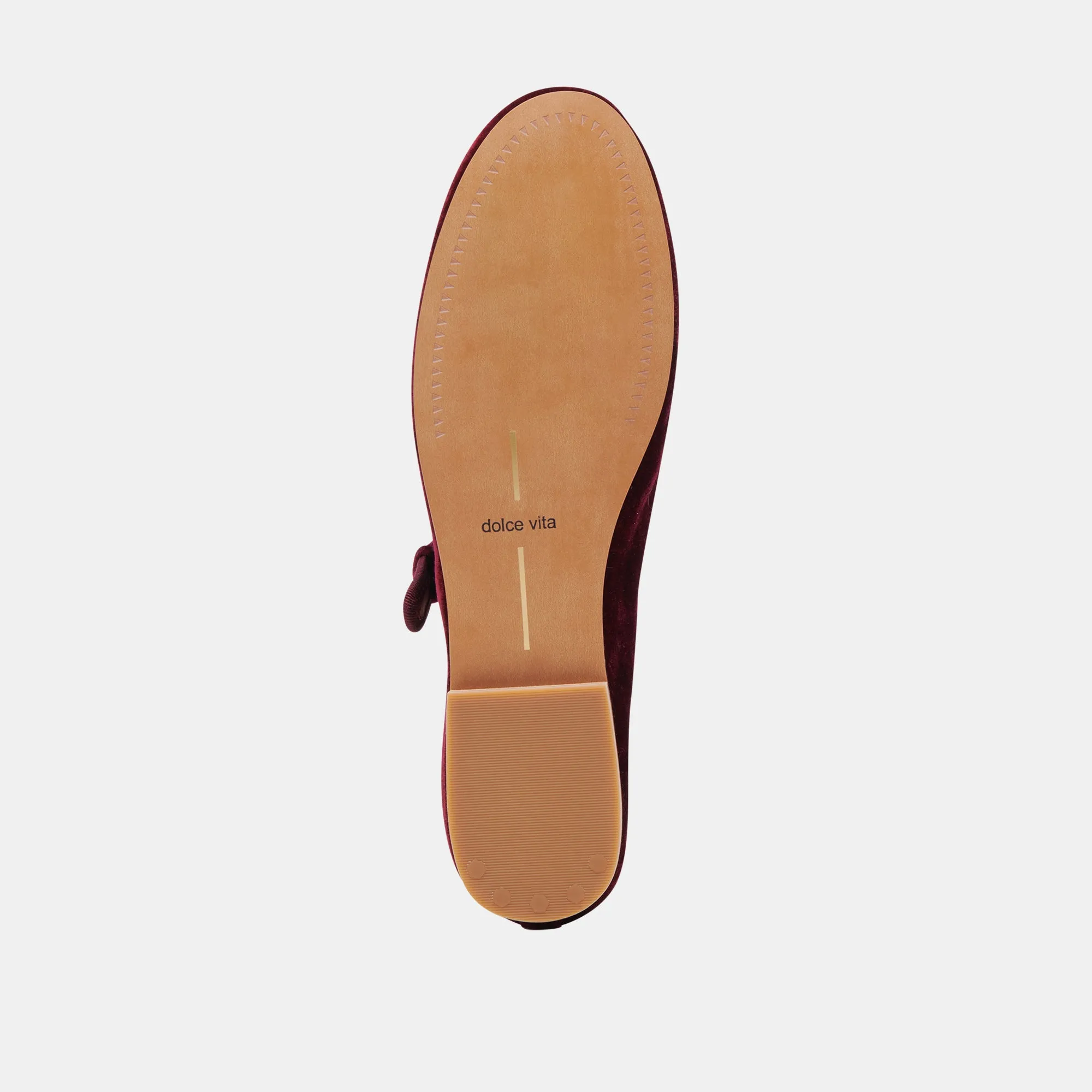 ROSLYN BALLET FLATS VIN VELOURS