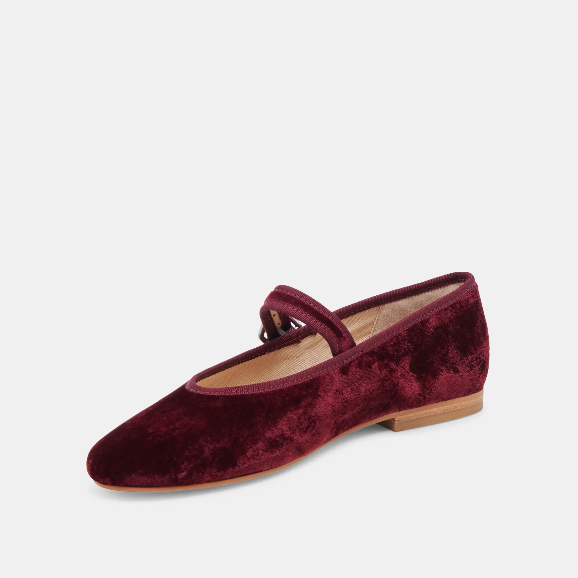 ROSLYN BALLET FLATS VIN VELOURS