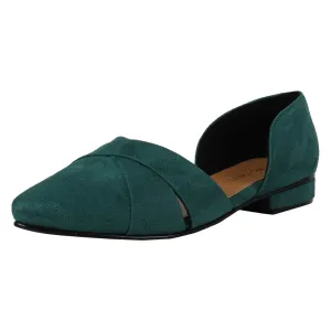 Tao Paris Lia 10023-01 Ballerines unies vertes