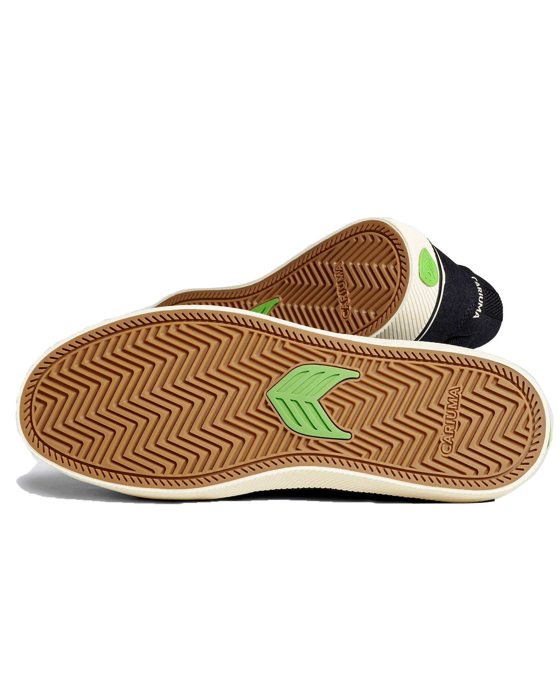 Les chaussures de skate Vallely en noir et ivoire