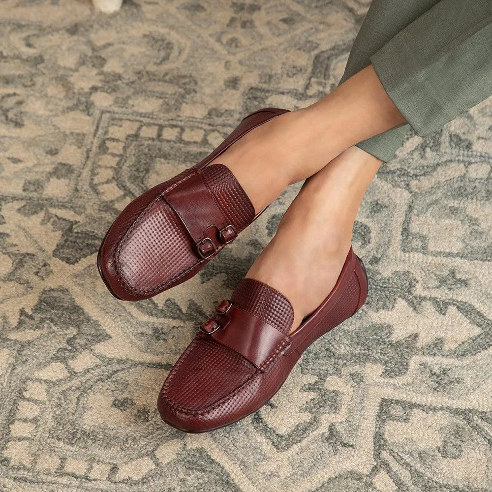 Les Chaussures Double Monk pour Homme Yosa Tan Tresmode