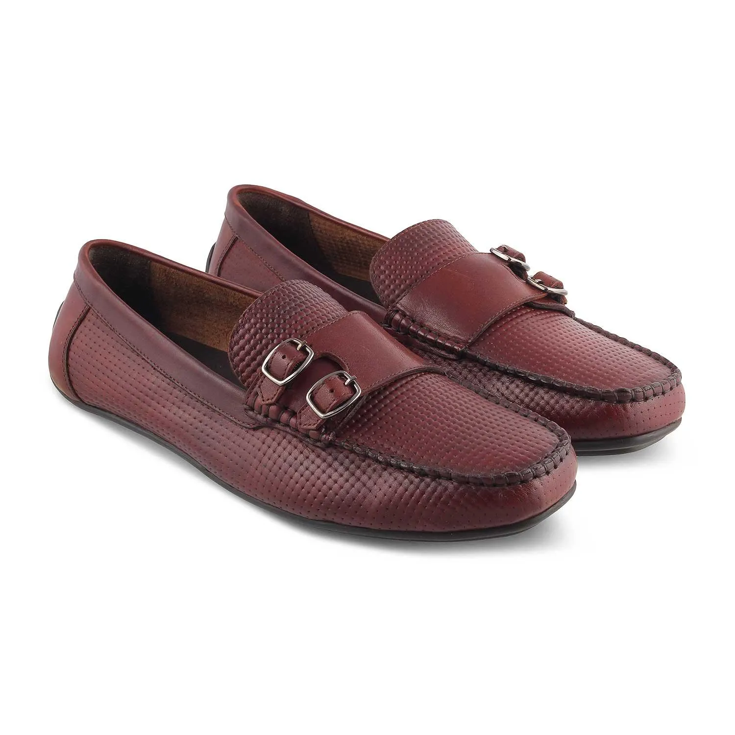 Les Chaussures Double Monk pour Homme Yosa Tan Tresmode