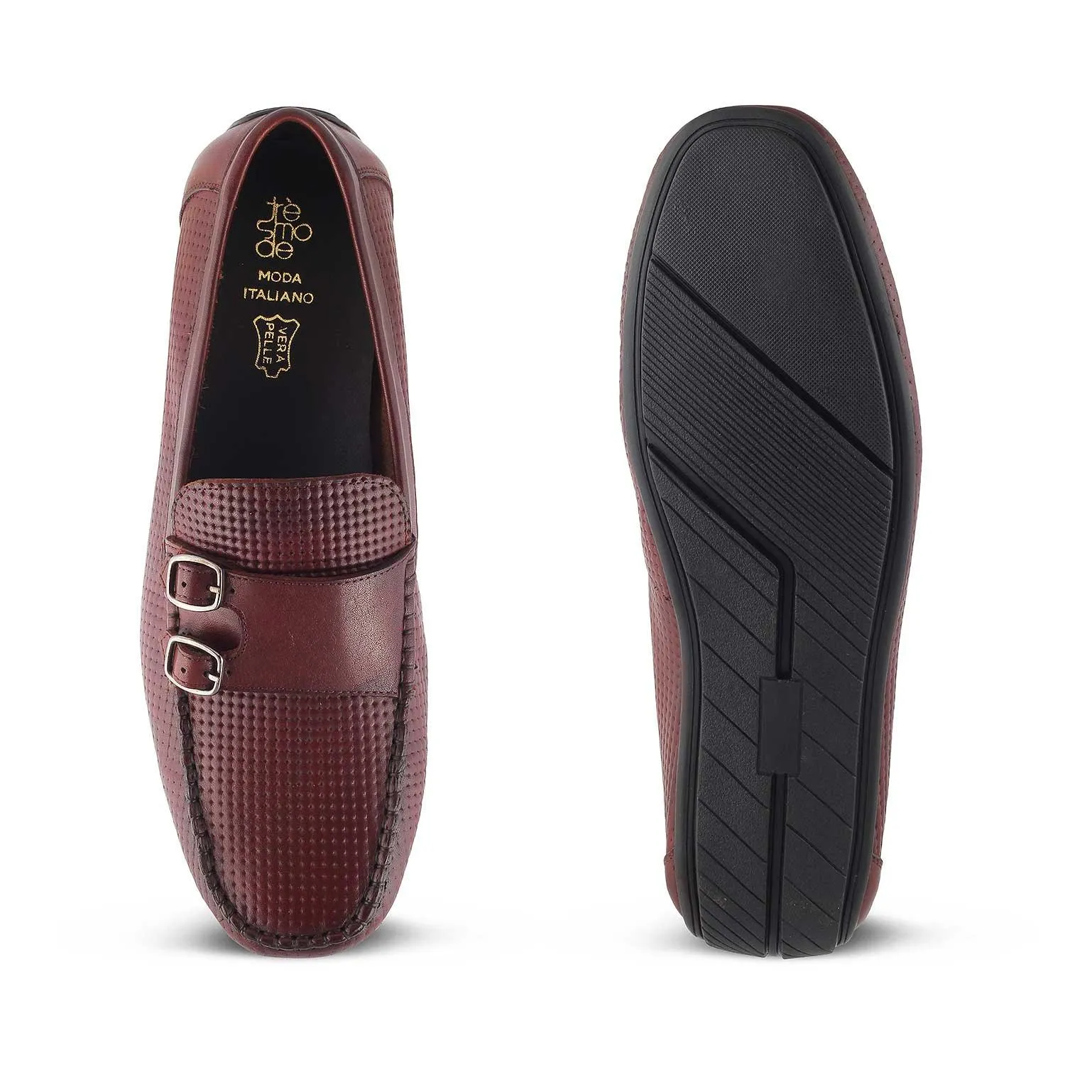 Les Chaussures Double Monk pour Homme Yosa Tan Tresmode