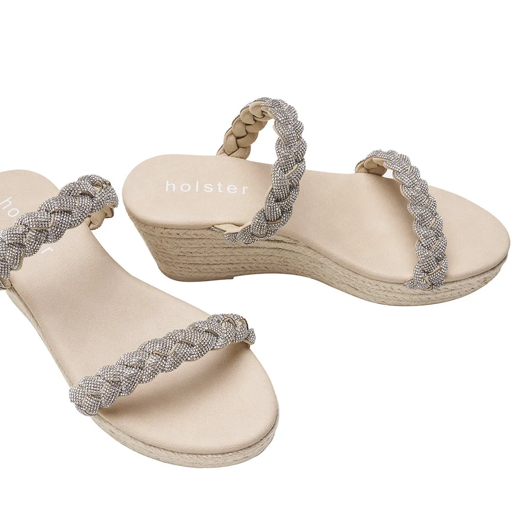 Lot Tiara Espadrille & Viva Espadrille - Beige/Argenté