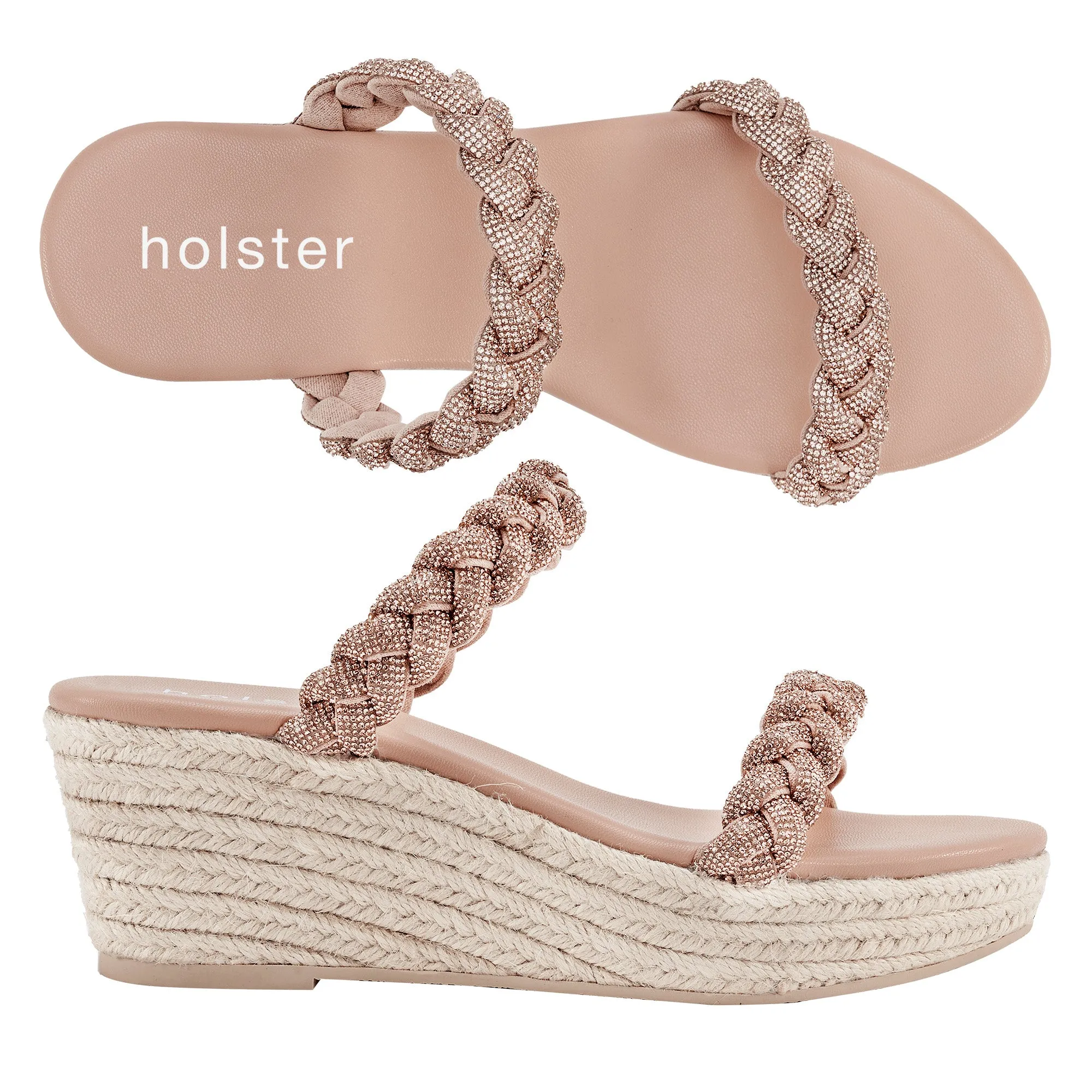 Ensemble Tiara Espadrille & Viva Espadrille - Beige/Noir