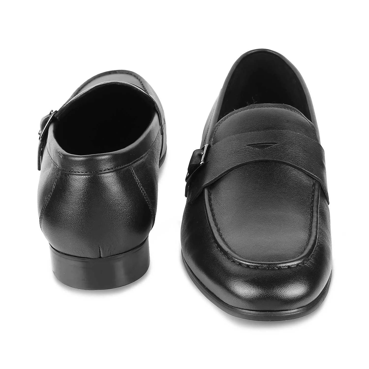 Tresmode Neno Mocassins en Cuir Noir pour Hommes
