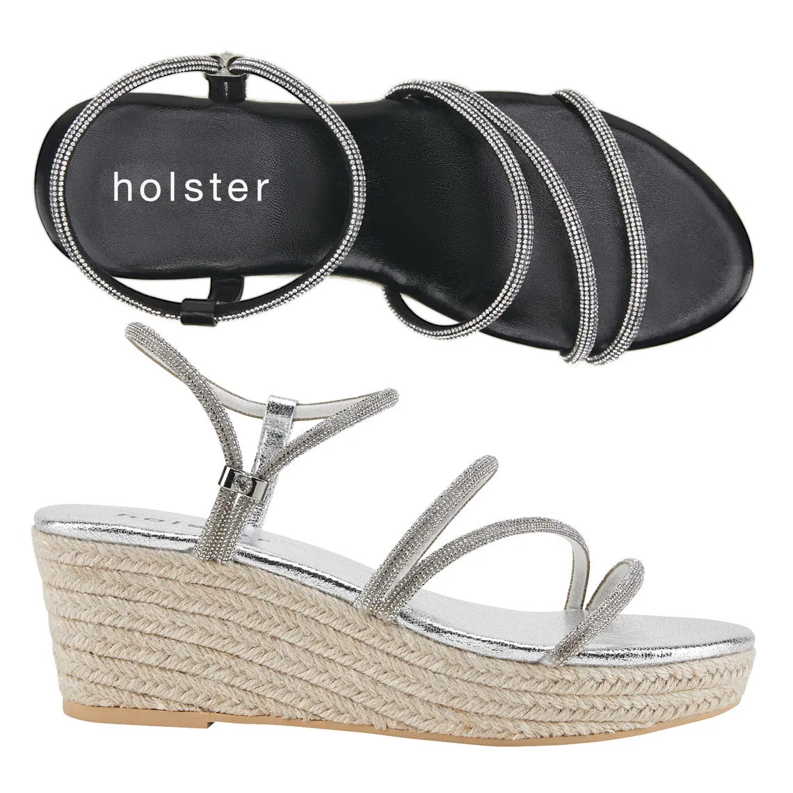 Pack Viva Espadrille - Noir/Argent