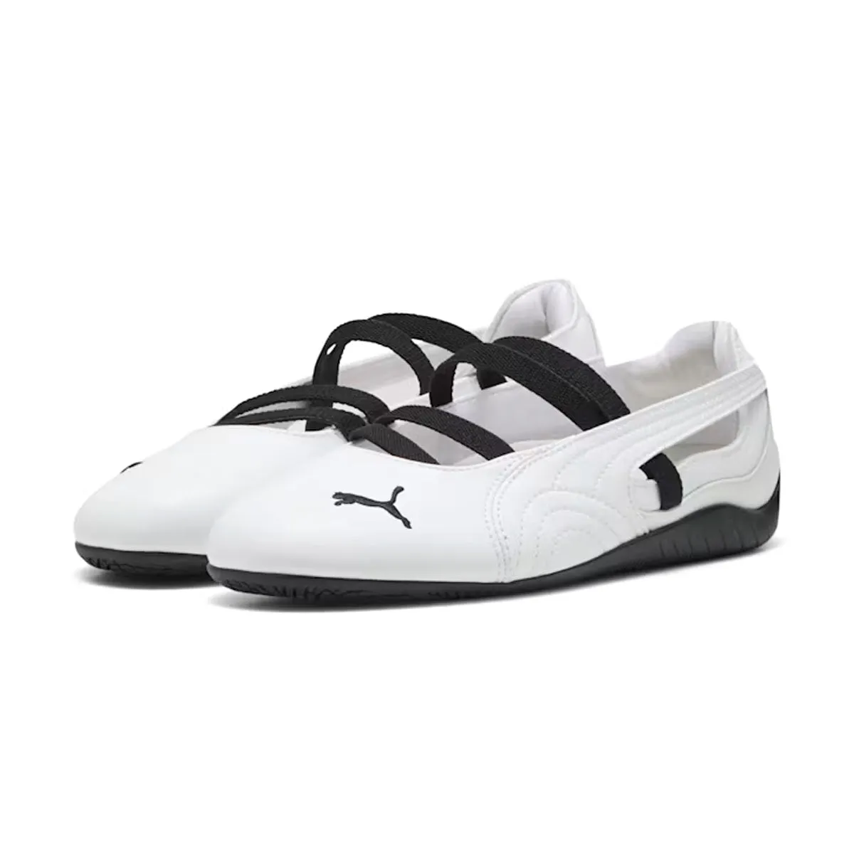 Wmns Speedcat Ballerine en Cuir 'Blanc Noir'