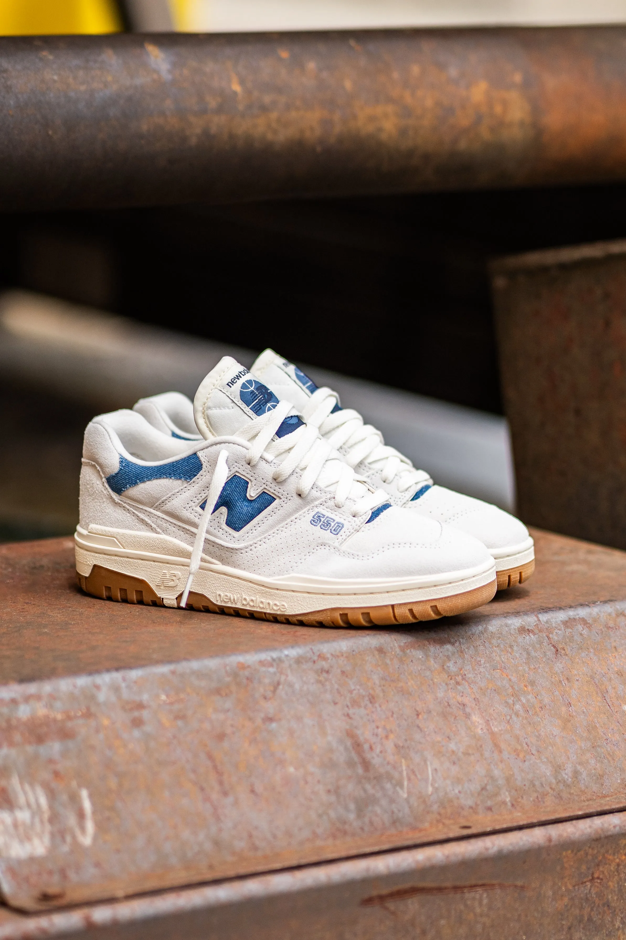 New Balance 550 pour Femme (Gris/Bleu) - BBW550GG