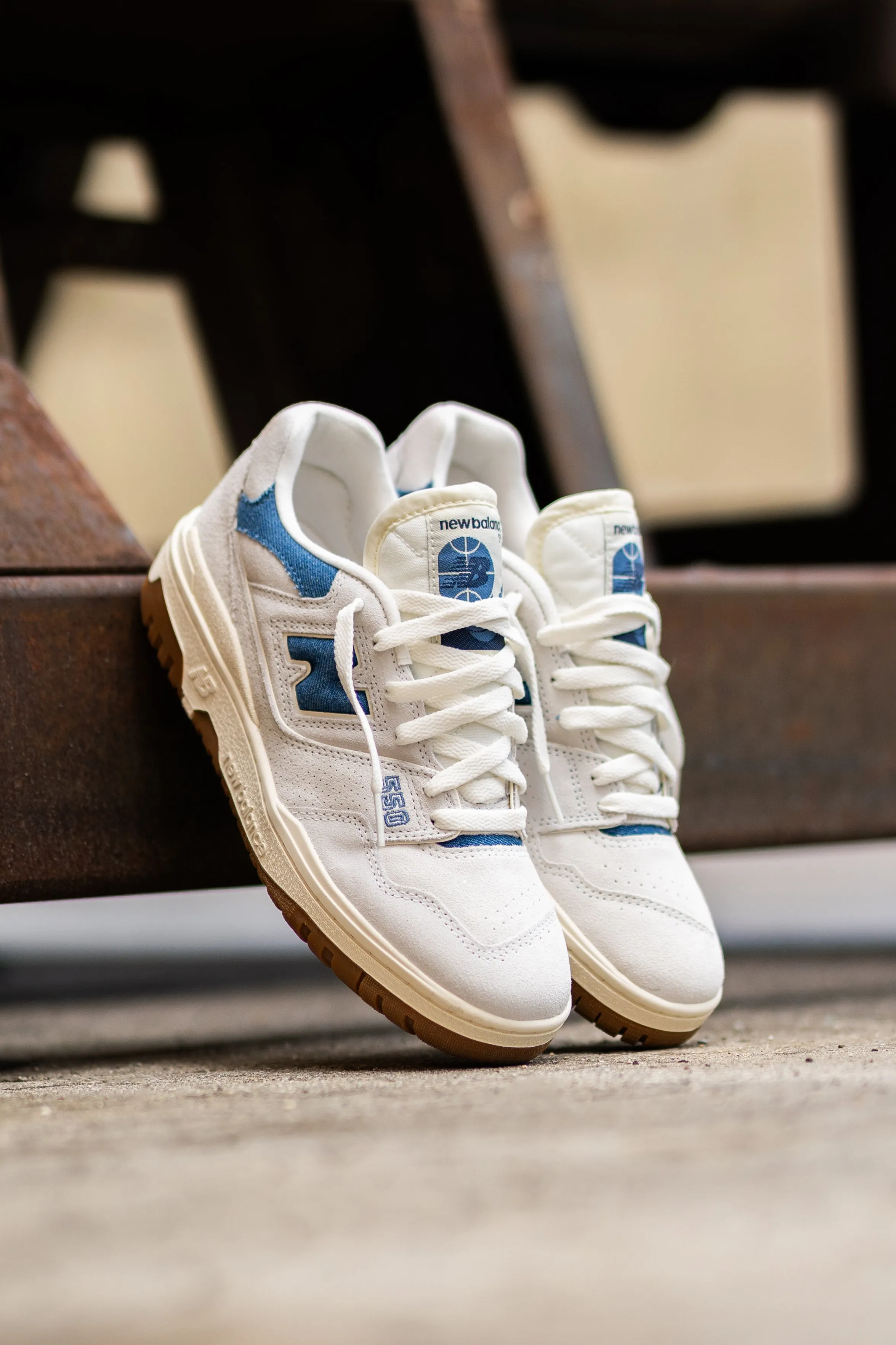 New Balance 550 pour Femme (Gris/Bleu) - BBW550GG