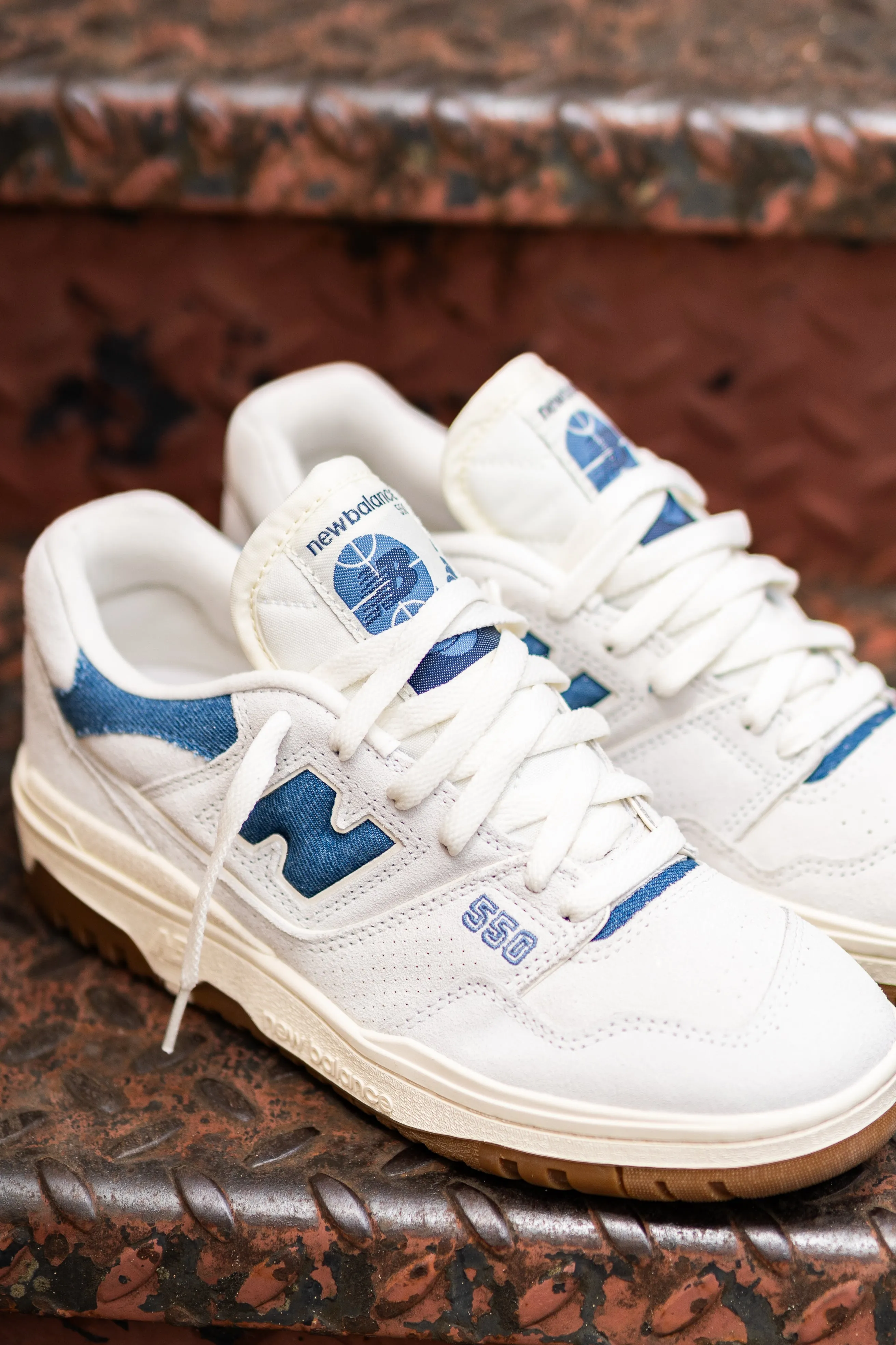 New Balance 550 pour Femme (Gris/Bleu) - BBW550GG