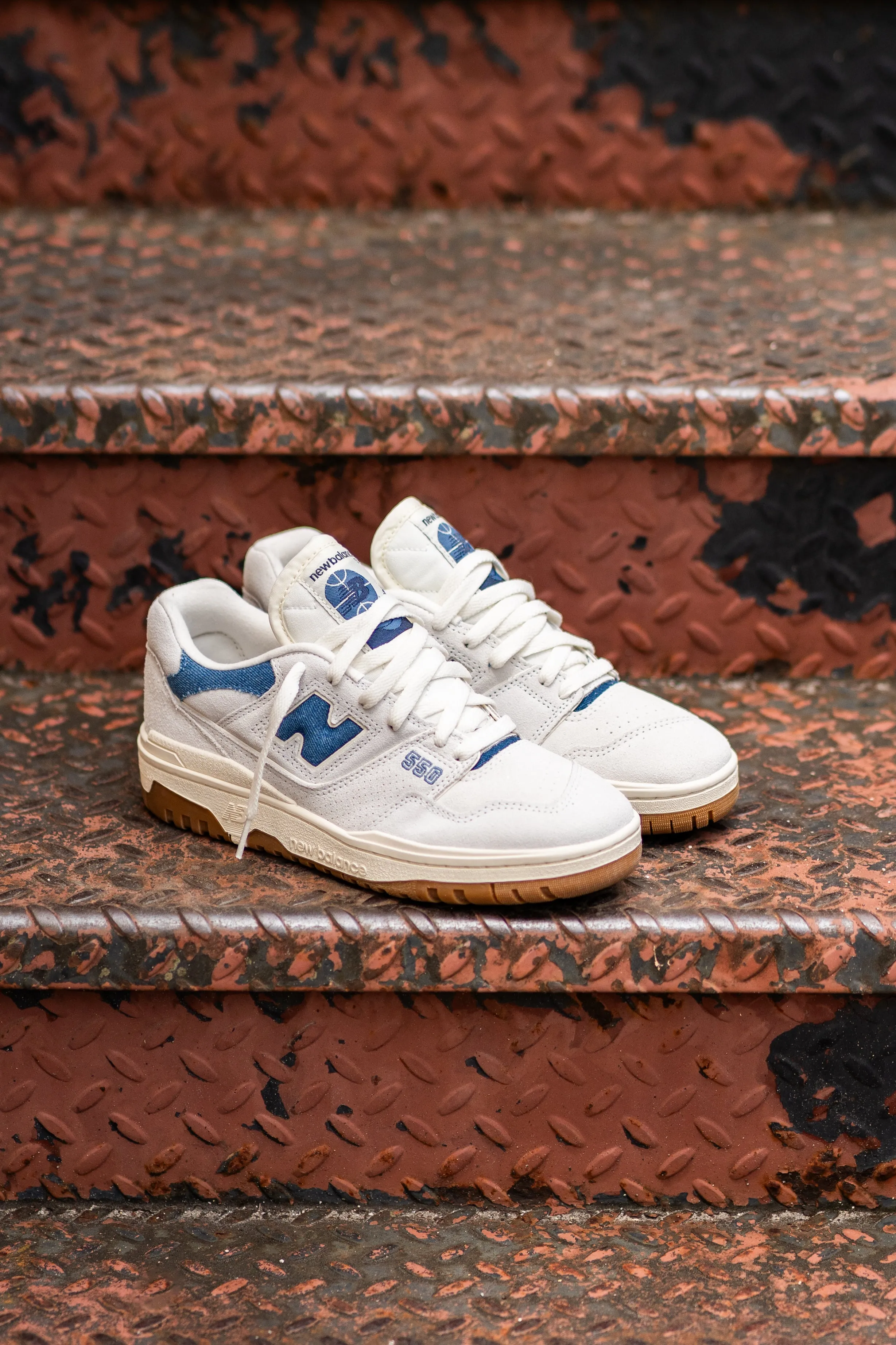 New Balance 550 pour Femme (Gris/Bleu) - BBW550GG